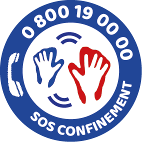 sos confinement logo herve fischer